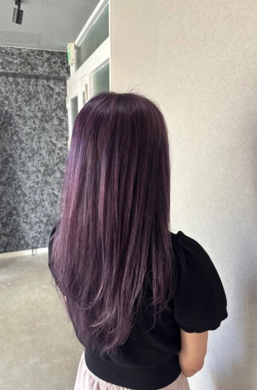 透明感抜群のラベンダーパープル✮*。゚泉佐野市髪質改善サロンAnge✂︎